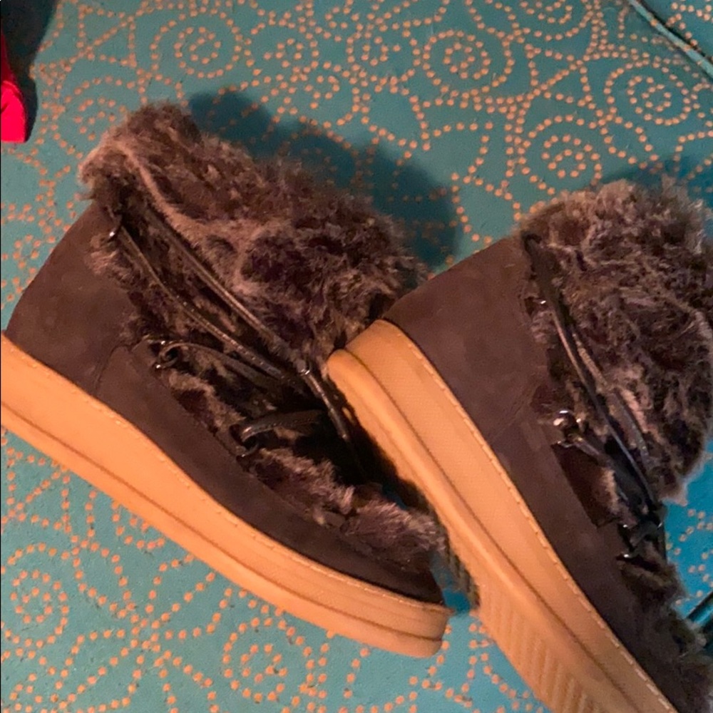 Dolce vita faux fur boots